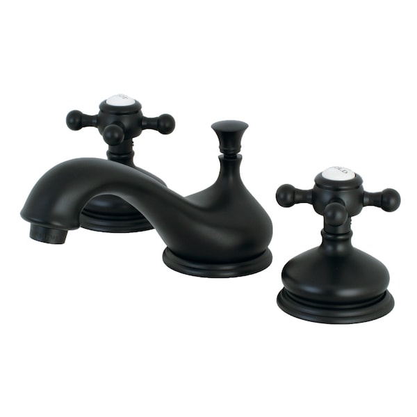 KS1160BX 8" Widespread Bathroom Faucet, Matte Black